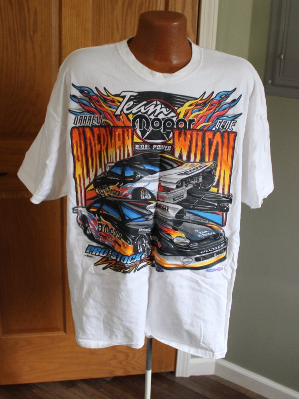 Vintage Team Mopar Darrell Alderman Gene Wilson Nickens Power T-Shirt Men's 2XL